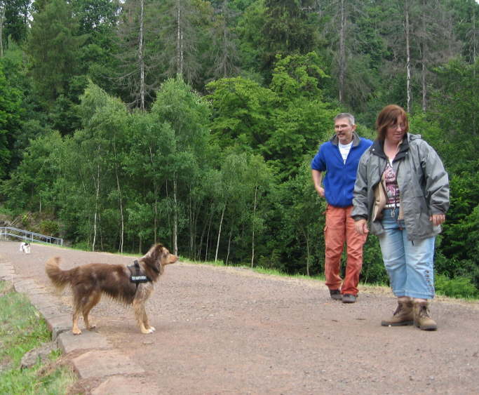 Alex mit Mann und Blaze