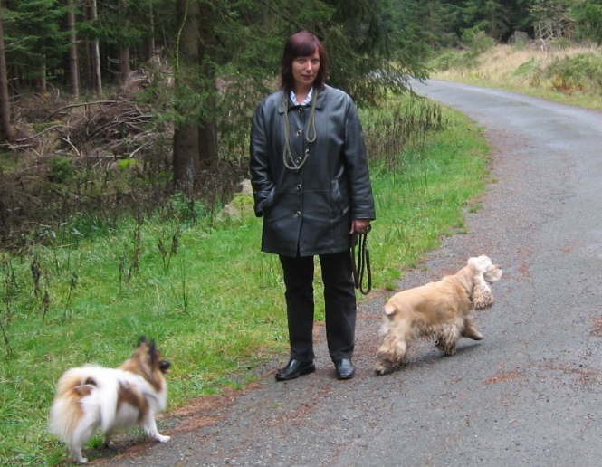 Gitti mit Kr�mel und Timmy